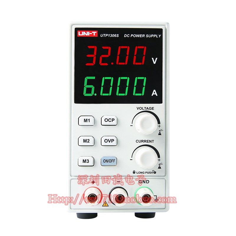 UNI-T优利德UTP1306S直流稳压电源高精度4位数显稳压电源32V/6A