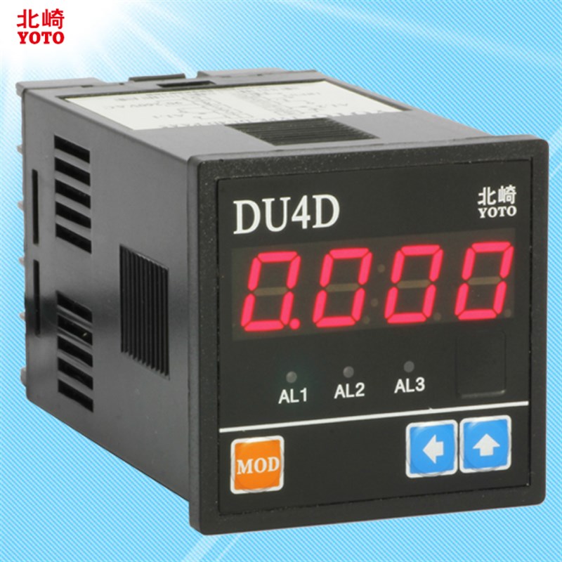 YOTO北崎DU4D-AV/DV/AA/DA智能数显真有效值交流直流电压表电流表