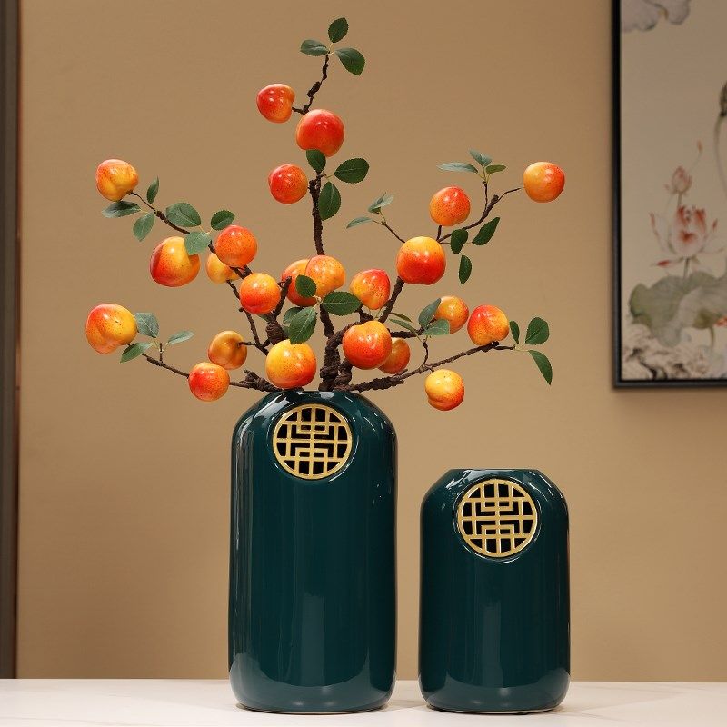 新中式大吉大利花瓶仿真花插花客厅玄关电视柜摆件装饰品乔迁礼物,橡塑材料及制品,塑料盒/塑料箱/塑料柜,淘宝优惠券,粉丝福利购,淘宝优惠卷
