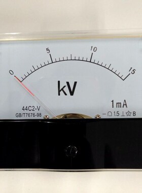 44C2 1500V 15KV/1mA 3KV/1MA 5KV/1MA DC10KV 2KV/1MA直流电压表