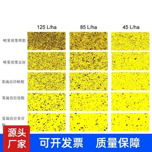 水敏纸雾滴测试卡无人机雾滴沉积检测分布植保压力离心雾滴测试纸