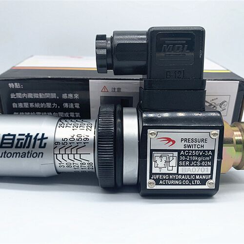 JUFENG 油压液压压力继电器JCS-02N AC250V-3A JCS-02NLL JCD-02S