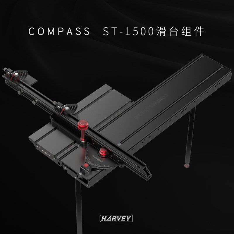 ST-1500 海威滑动推台木工台锯机械附件快速限位微调海威sawstop