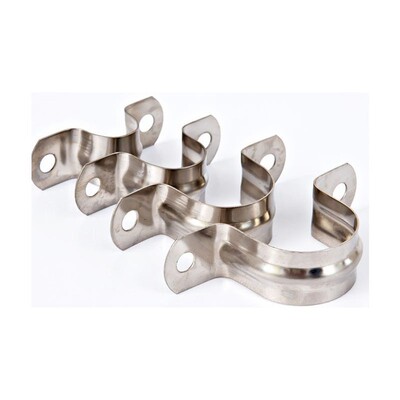 201不锈钢骑马卡U型管卡抱箍卡箍管卡欧姆卡马鞍卡M5M8M20M25M100