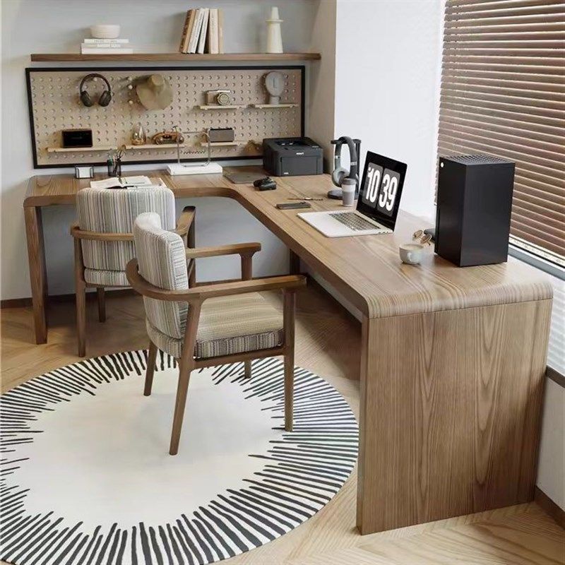 实木转角书桌卧室拐角电脑桌学生家用l型写字桌双人办公桌电竞桌,3C数码配件,USB多功能数码宝,淘宝优惠券,粉丝福利购,淘宝优惠卷