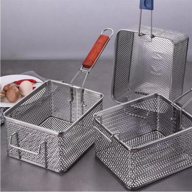 不锈钢81炸篮油炸锅电炸网炸框过滤网油炸网筛油S炸漏勺炸薯条商,厨房电器,空气炸锅配件耗材,淘宝优惠券,粉丝福利购,淘宝优惠卷