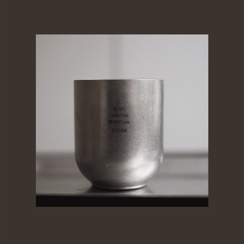 JFdesign做旧哑q光不锈钢水杯 复古露营工业风漱口杯笔筒,餐饮具,随手杯,淘宝优惠券,粉丝福利购,淘宝优惠卷