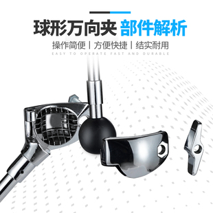 Asanasi架子鼓斜镲架斜杆镲架吊镲架直斜两用Q吊镲架叮叮镲架镲片