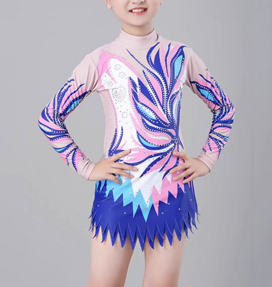 儿童花球啦啦队服女专业定制啦啦操比赛表演服装成人艺术健美操服