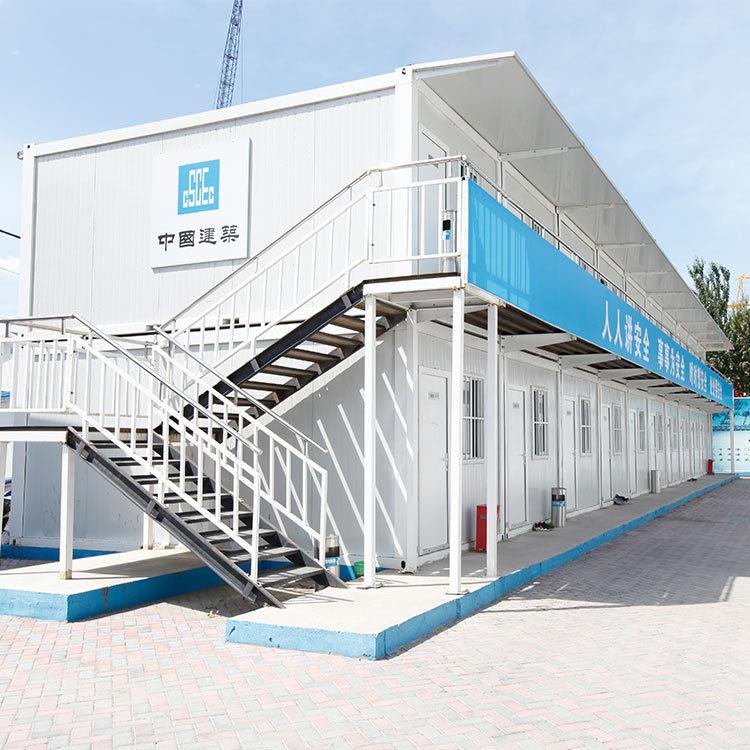 中东跨境直供集装箱宿舍折叠箱移动房可拆卸临时办公室快拼箱房