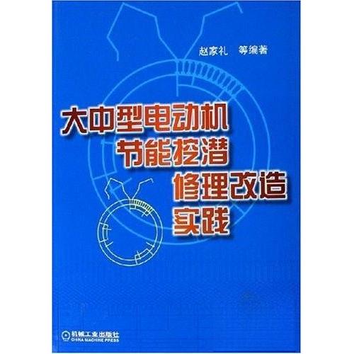 【正版书籍】大中型电动机节能挖潜修理改造实践赵家礼机械工业出版社9787111187127