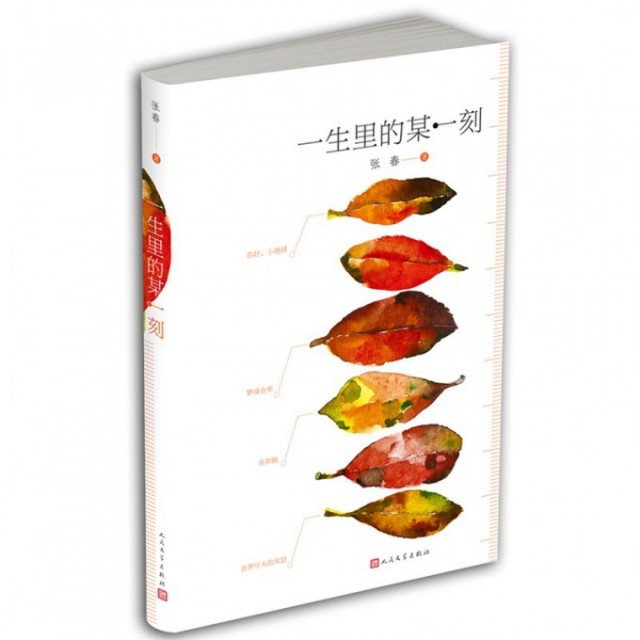 【保正版】一生里的某一刻关于爱与生命的勇气之书张春著人民文学出版社9787020106011