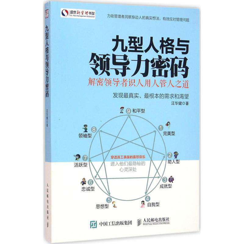 【正版图书】九型人格与领导力密码汪华健著人民邮电出版社9787115421227