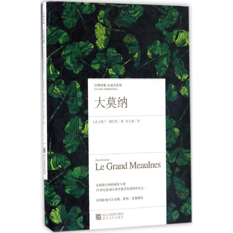 【正版图书】经典印象小说名作坊大莫纳许志强译小说浙江文艺出版社