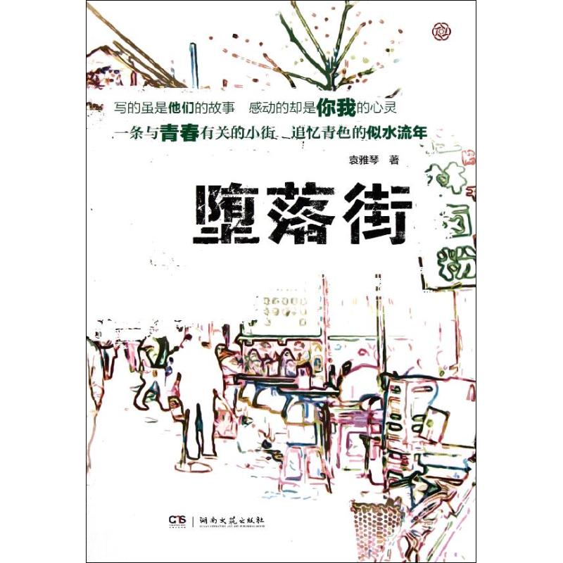正版图书堕落街袁雅琴湖南文艺出版社9787540453145