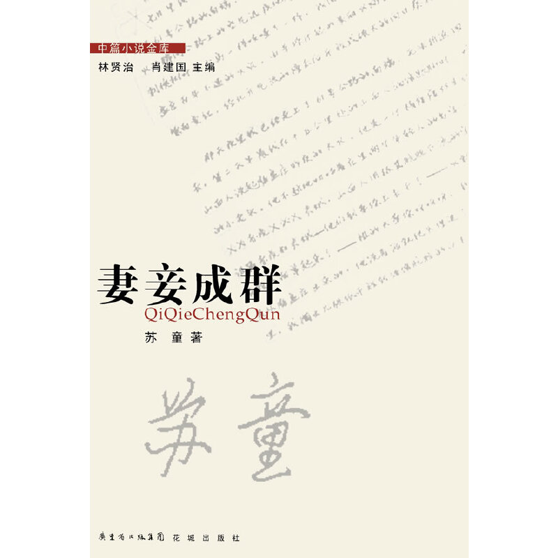 【正版图书】中篇小说金库妻妾成群苏童林贤治肖建国编花城出版社9787536068254