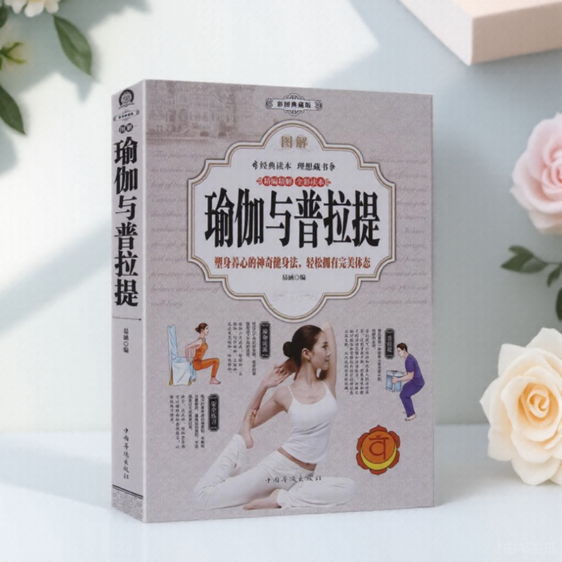 图解瑜伽与普拉提彩图版初学者从新手到高手基础教程瑜伽入门与训练教图解普拉提教程