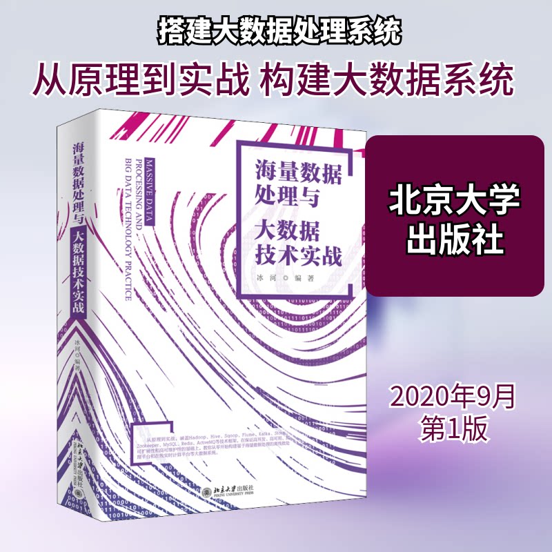 【正版图书】海量数据处理与大数据技术实战冰河北京大学出版社