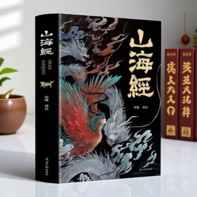 正版山海经彩图版珍藏版经典画册白话文上古三大奇书彩色兽幻巨著中国文化思维外部世界观形成的源头林非9787502088316