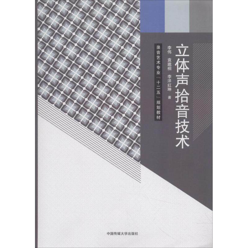 【正版书籍】立体声拾音技术李洋红琳著李伟袁邈桐中国传媒大学出版社9787565723155