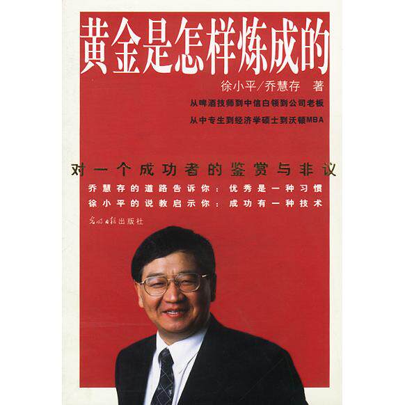 【保正版】黄金是怎样炼成的对一个成功者的鉴赏与非议徐小平乔慧存著光明日报出版社9787801456335