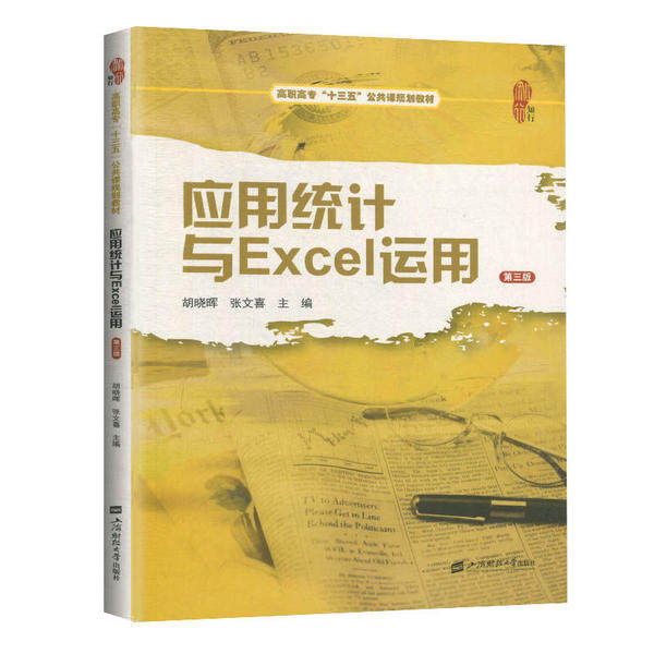 【正版图书】应用统计与Excel运用胡晓晖张文喜编上海财经大学出版社9787564236274