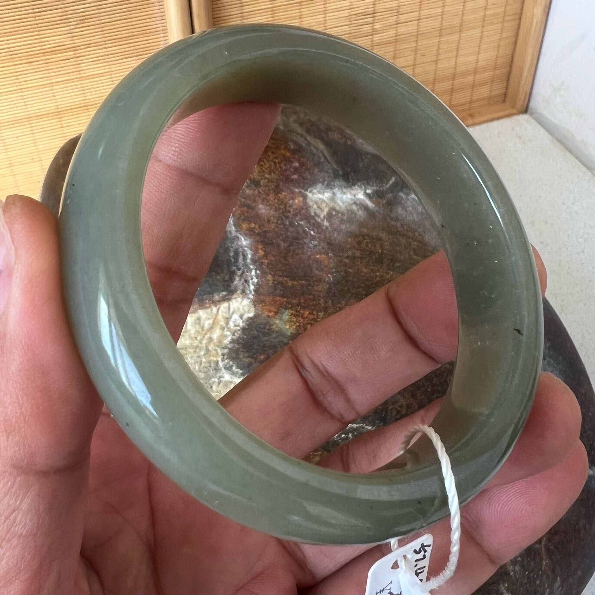 和田玉籽料手镯57.3mm