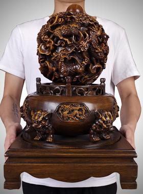 九转乾坤鼎摆件招财时来运转龙鼎摆设客厅装饰品办公室家居工艺品