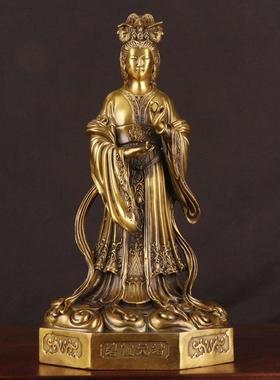 杨铜记 铜泰山奶奶 碧霞元君 铜泰山圣母 铜摆件