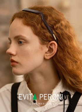 丹麦Evita Peroni/依慧达新款方形墨镜发箍女流行头箍压发洗脸款