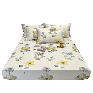 1.8米定制 1.5 60S纯棉床笠单件5 10cm薄垫棕垫90x190全棉床罩1.2