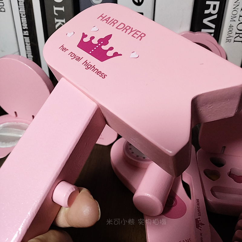 儿童化妆女孩玩具套组盒木质公主包化妆台3-6岁8扮家家酒生日礼物