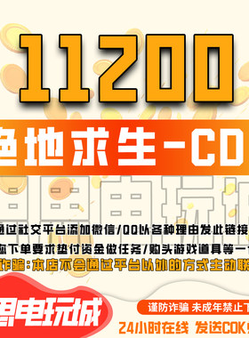 PUBGG币绝地求生11200gb官方CDK兑换码充值吃鸡皮肤点券充值金币