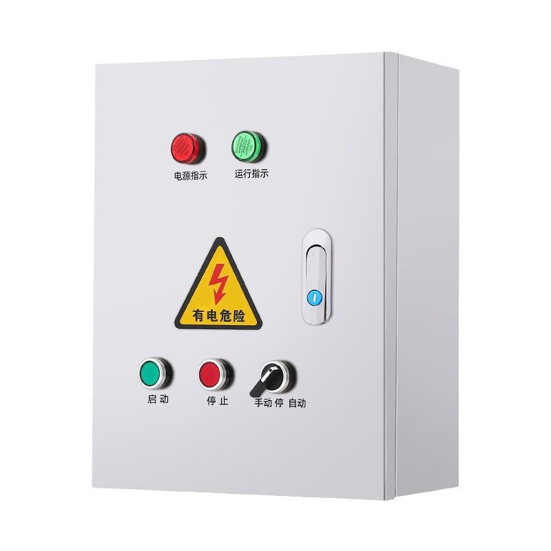 户内风机控制箱水泵配电箱成套PLC控制柜不锈钢电控箱厂家