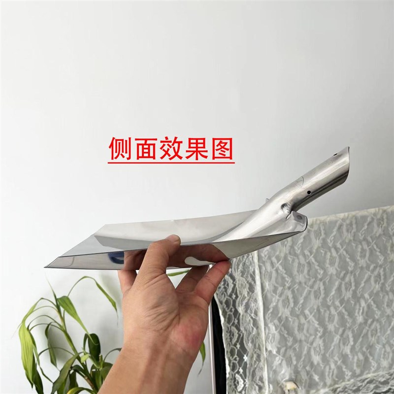 420不锈钢锹白钢锹加厚铁锹挖土不锈钢铁锹农用家用水田锹平头锹