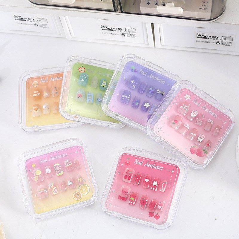 儿童穿戴甲指甲贴儿童女孩美甲贴纸儿童指甲贴甲片2025新年款8岁1,文具电教/文化用品/商务用品,贴纸/立体贴纸,淘宝优惠券,粉丝福利购,淘宝优惠卷