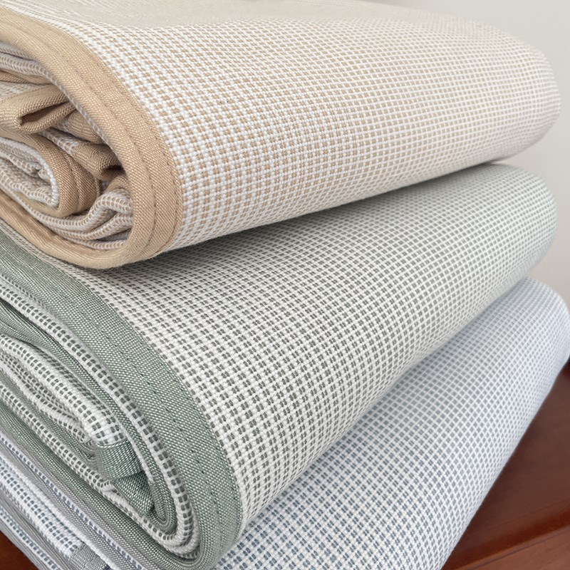 A类品质~山东全棉老粗布凉席床单单件夏季100%棉可机洗冷感软凉席