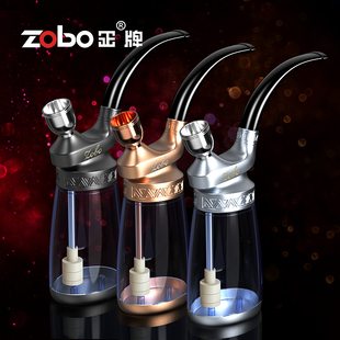 zobo正牌烟斗水烟筒水烟壶水烟斗老式全套烟丝斗过滤烟袋烟锅烟具
