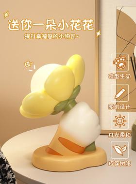 创意猫爪小夜灯桌面摆件卧室床头柜房间装饰品送闺蜜女生生日礼物