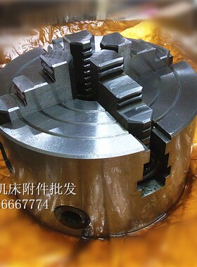 众环四爪单动联动复合卡盘K62 160 200 250异形自定心卡盘 可夹长