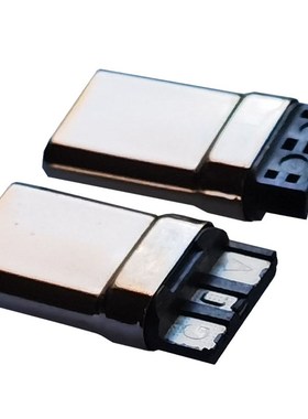 平板  电脑 TYPEC 公头 3焊点 三焊盘公头 A6/A7短路 一体式12P