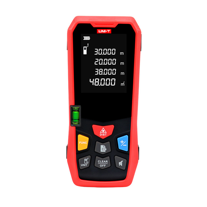 优利德LM50D 曲面高精度红外线测量仪量房仪语音电子尺激光测距仪