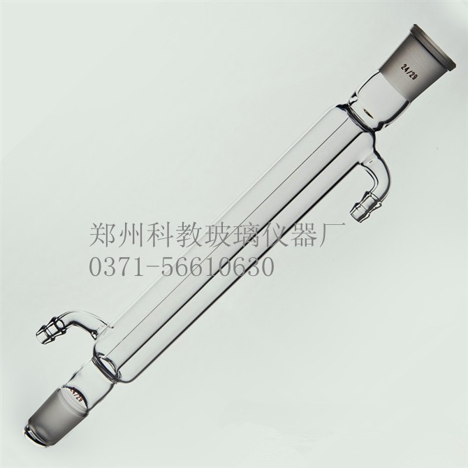 标准口 直形冷凝管 冷却管24*2 400mm 规格齐全 实验玻璃冷凝器