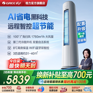 Gree 格力空调云佳pro新一级3匹变频冷暖空调客厅立柜机官方正品