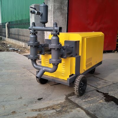 液压砂浆注浆泵建筑工程SJ200高压水泥砂浆灌浆机双缸砂浆输送泵
