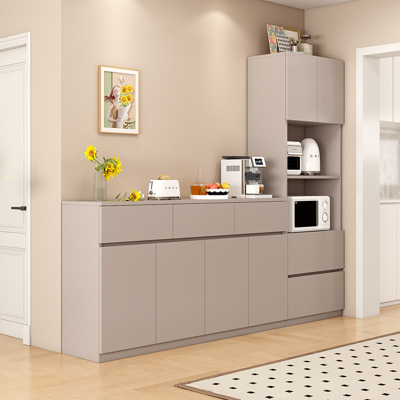 蜂窝铝餐边柜靠墙一体储物柜2025新款茶水柜小户型客厅收纳置物柜,住宅家具,餐边柜,淘宝优惠券,粉丝福利购,淘宝优惠卷