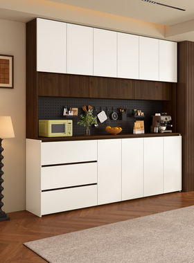 定制蜂窝铝餐边柜靠墙一体储物柜多功能茶水柜置物收纳柜酒柜高柜