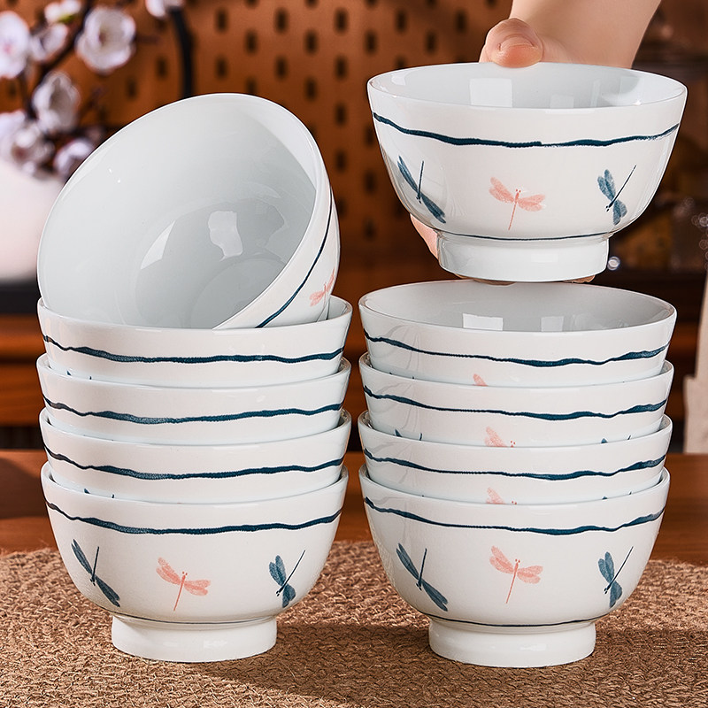 优尊釉下彩陶瓷时尚家用吃饭碗