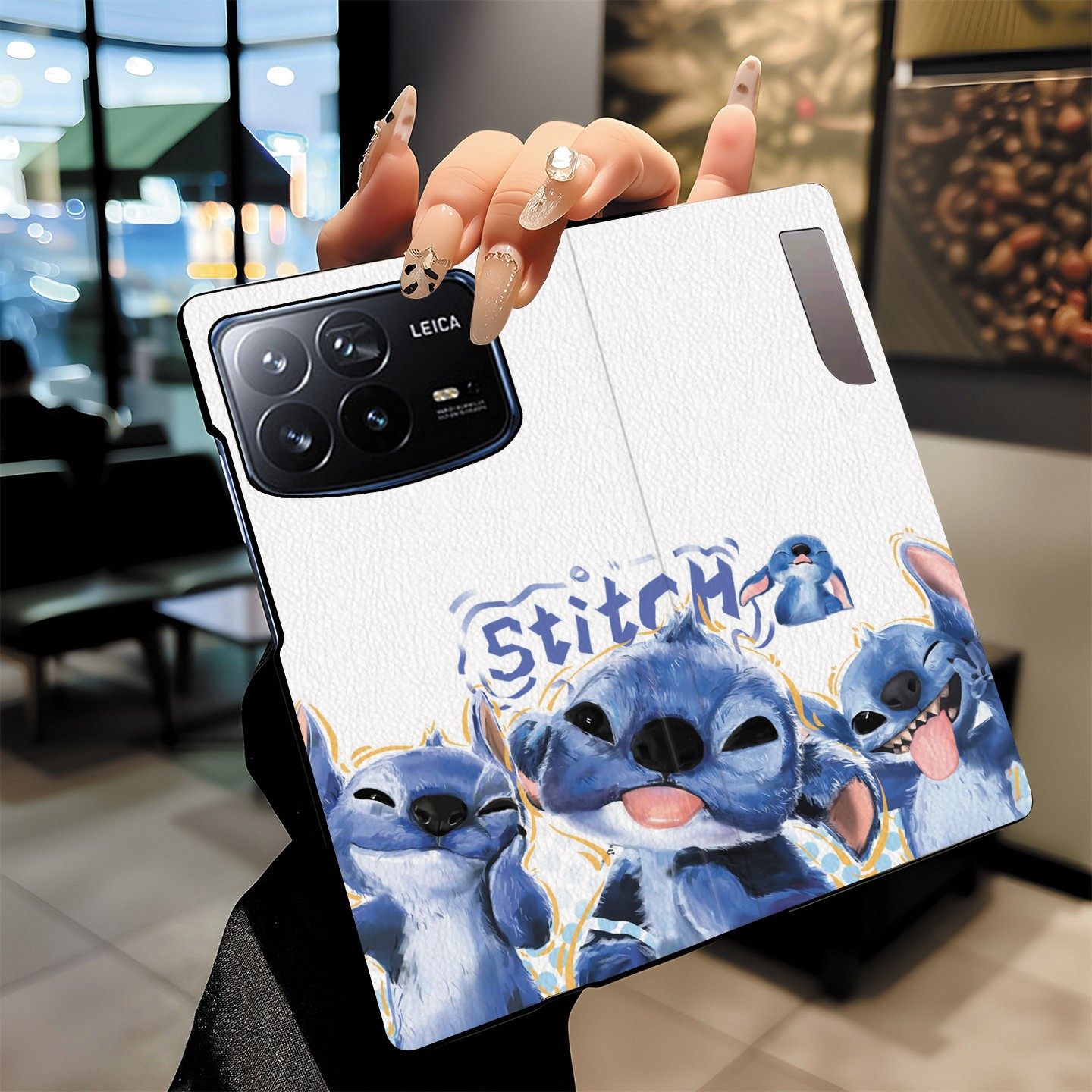 尾火虎适用小米mixfold4手机壳折叠屏翻盖全包皮纹可爱史迪奇卡通少女ins日韩风时尚防摔小米mixfold4保护套,3C数码配件,手机保护套/壳,淘宝优惠券,粉丝福利购,淘宝优惠卷