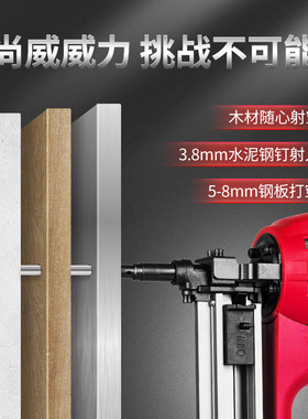 SUNV尚威瓦斯气钉枪90多功能管卡固定器大功率连发钢钉气打抢95K